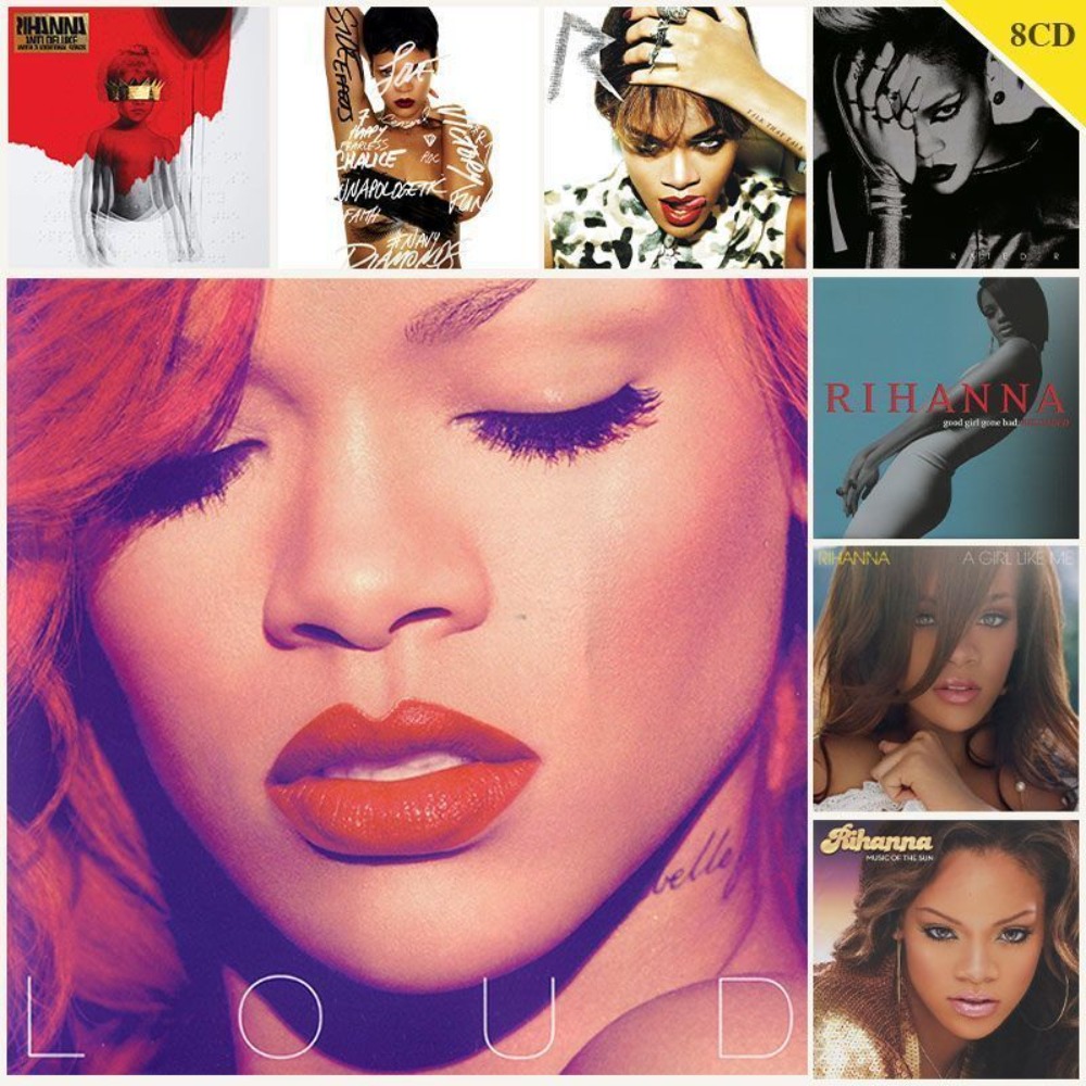 Audio With Music - Rihanna 8CD（only Disc）Collection Album Compilation Lossless