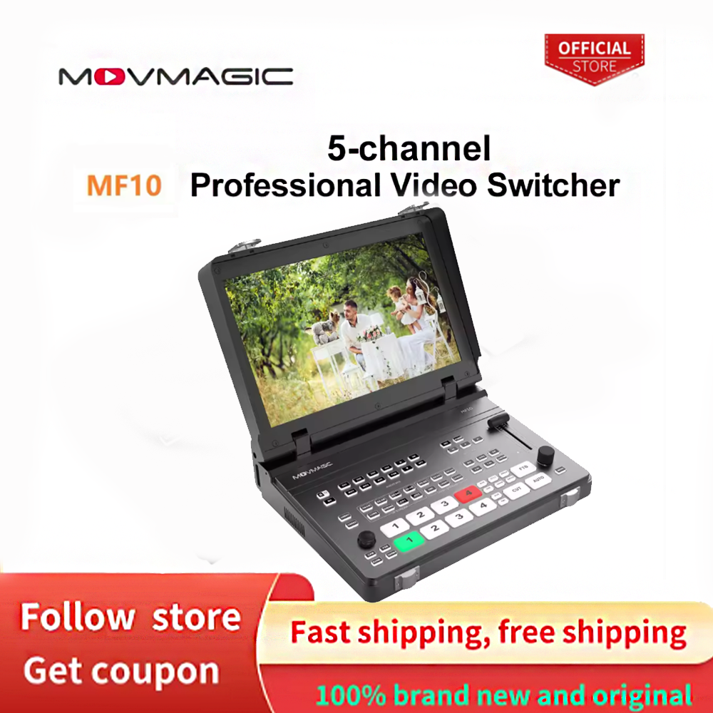 Audio Mixer 4 Channel - MOVMAGIC MF10 10.1 Inch Screen MF10