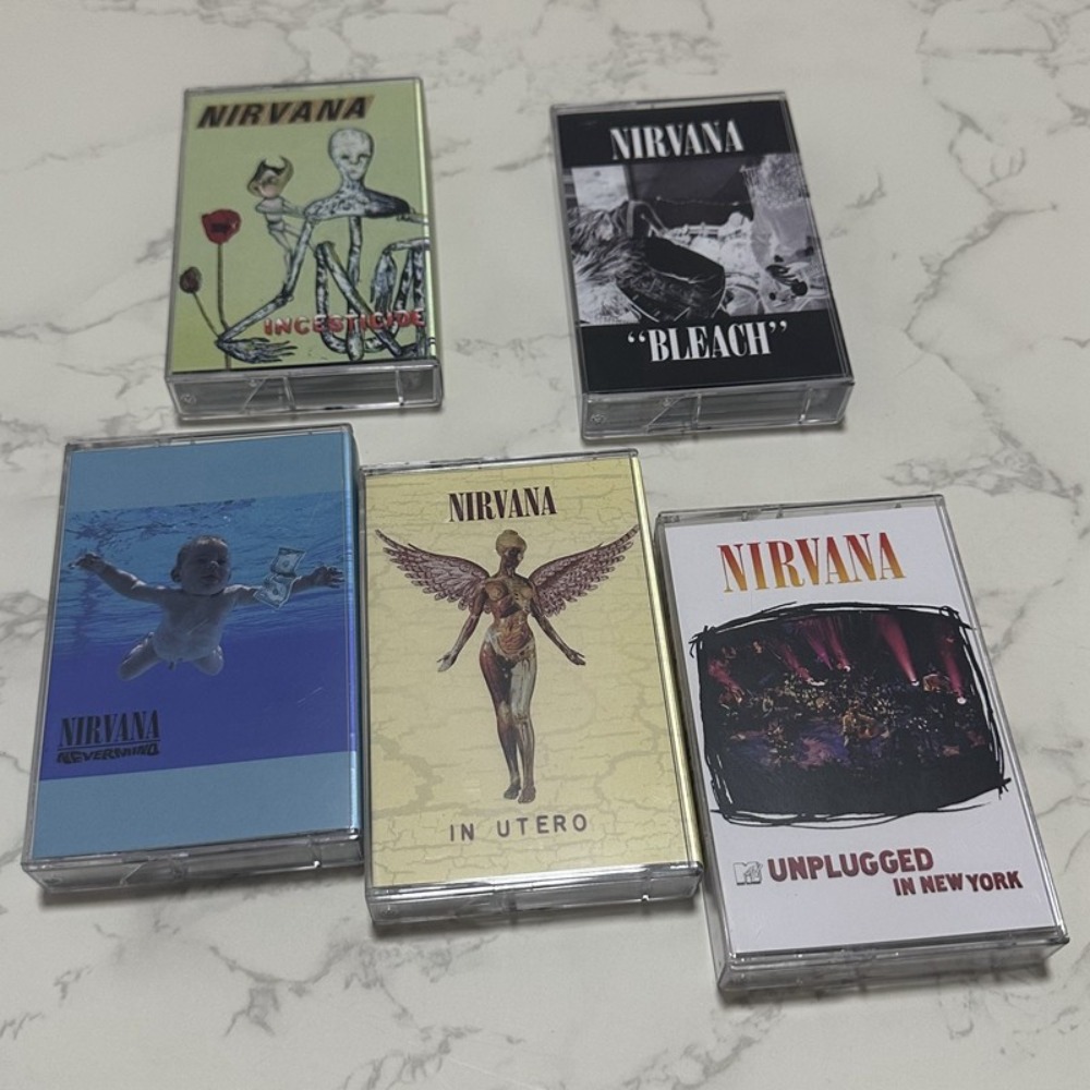 Audio Music New Song - Nirvana Cassette Tape Rock English Songs