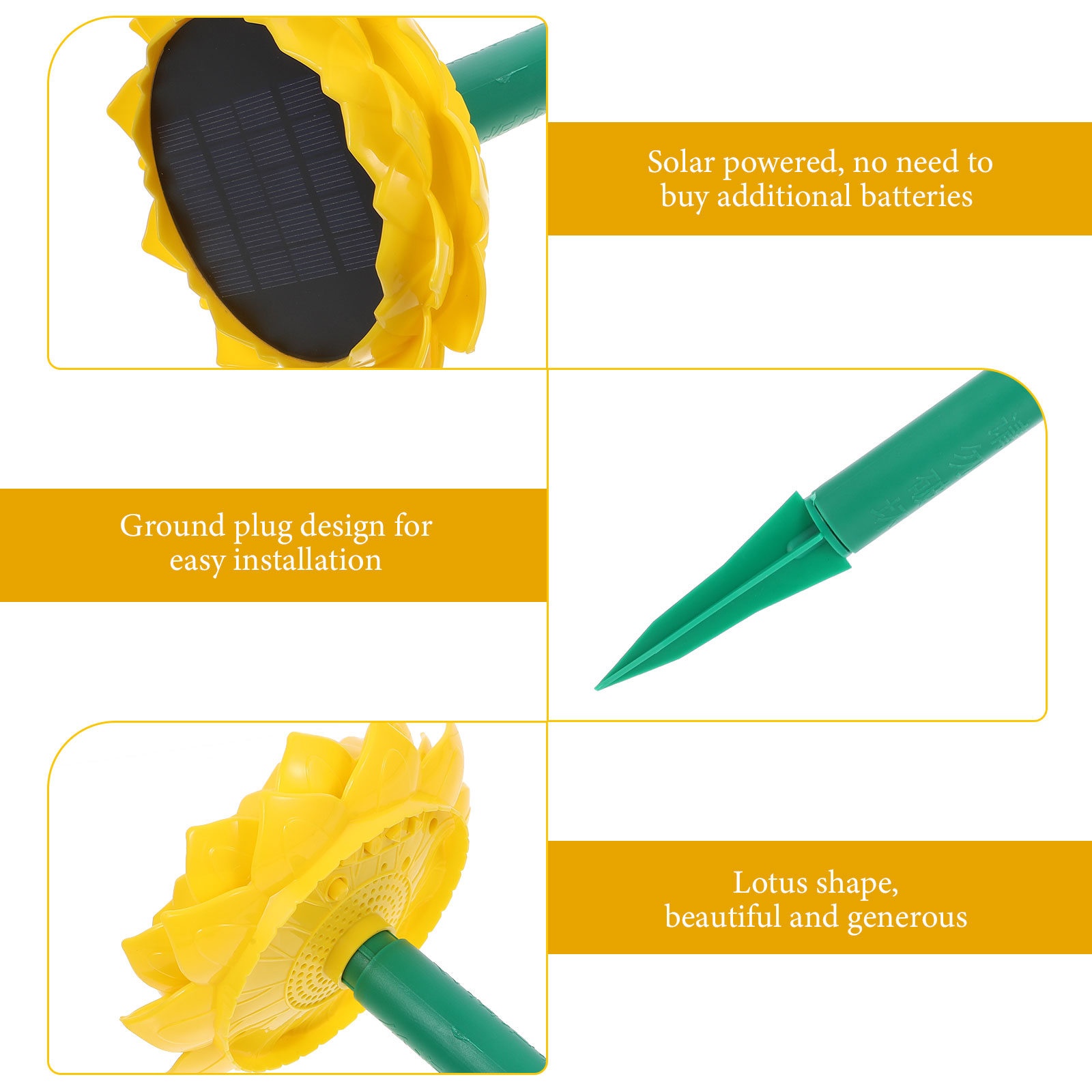 Solar Powered Waterproof Outdo - Audio Music New Song review and price