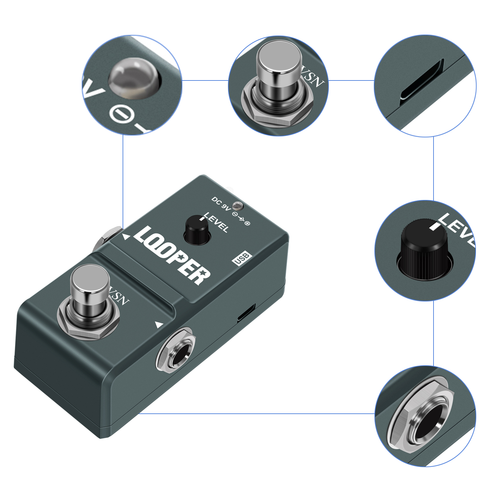 VSN Guitar Looper Pedal Digita - Looper Pedal Guitar review and price