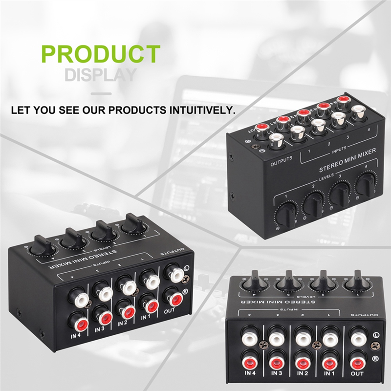 BNVN-CX400 Mini Stereo 4-Chann - Audio Mixer 4 Channel review and price