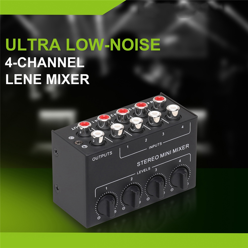 BNVN-CX400 Mini Stereo 4-Chann - Audio Mixer 4 Channel review and price