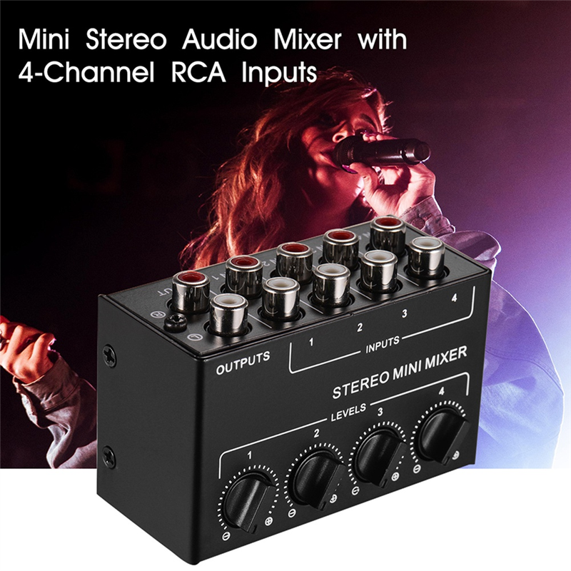 BNVN-CX400 Mini Stereo 4-Chann - Audio Mixer 4 Channel review and price