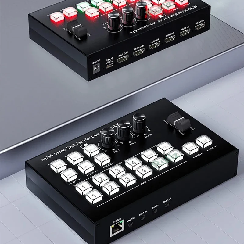 1080p 4 Channel HDMI Video Mix - Audio Mixer 4 Channel review and price