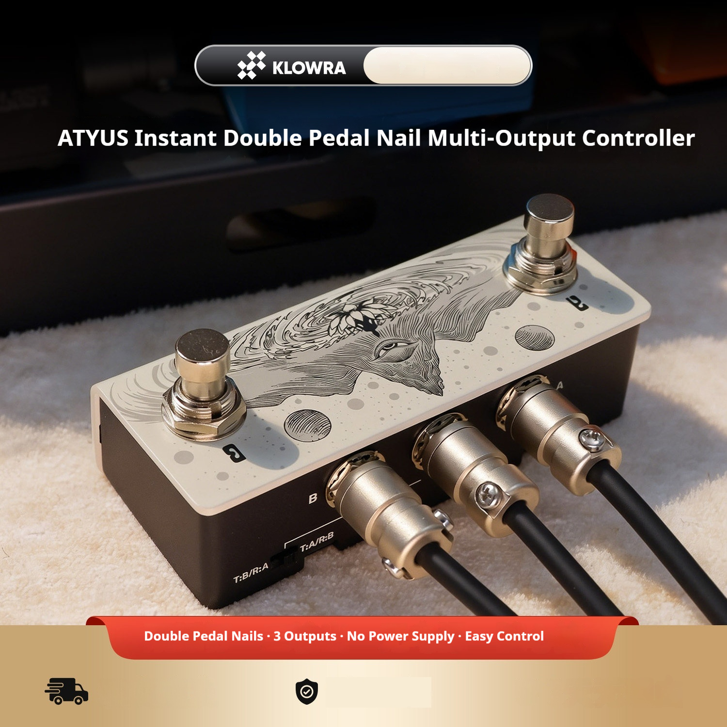 KLOWRA Animus Dual Momentary F - Looper Pedal Guitar review and price