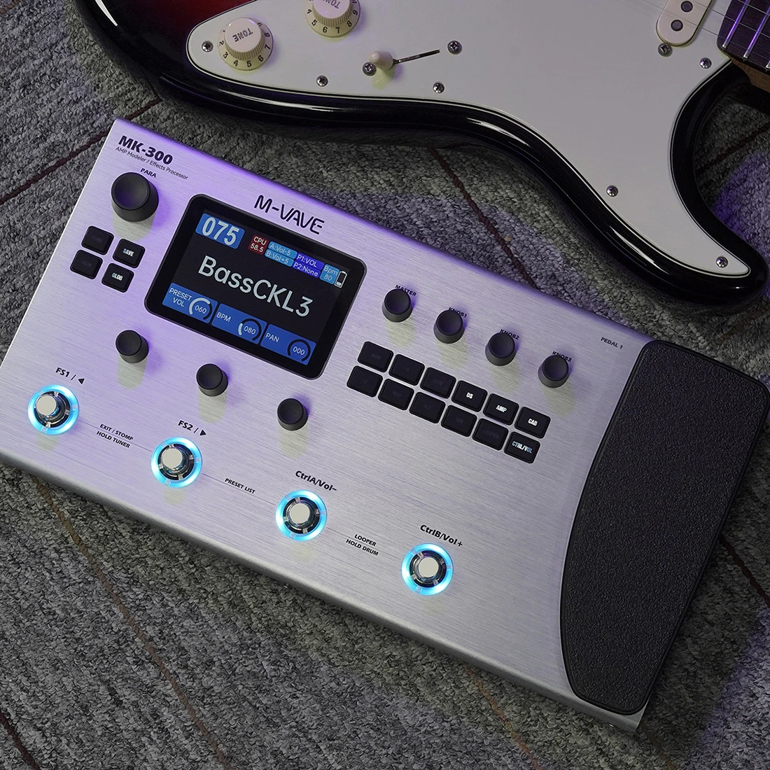 M-VAVE Guitar Multi-Effect Pro - Looper Pedal Guitar review and price