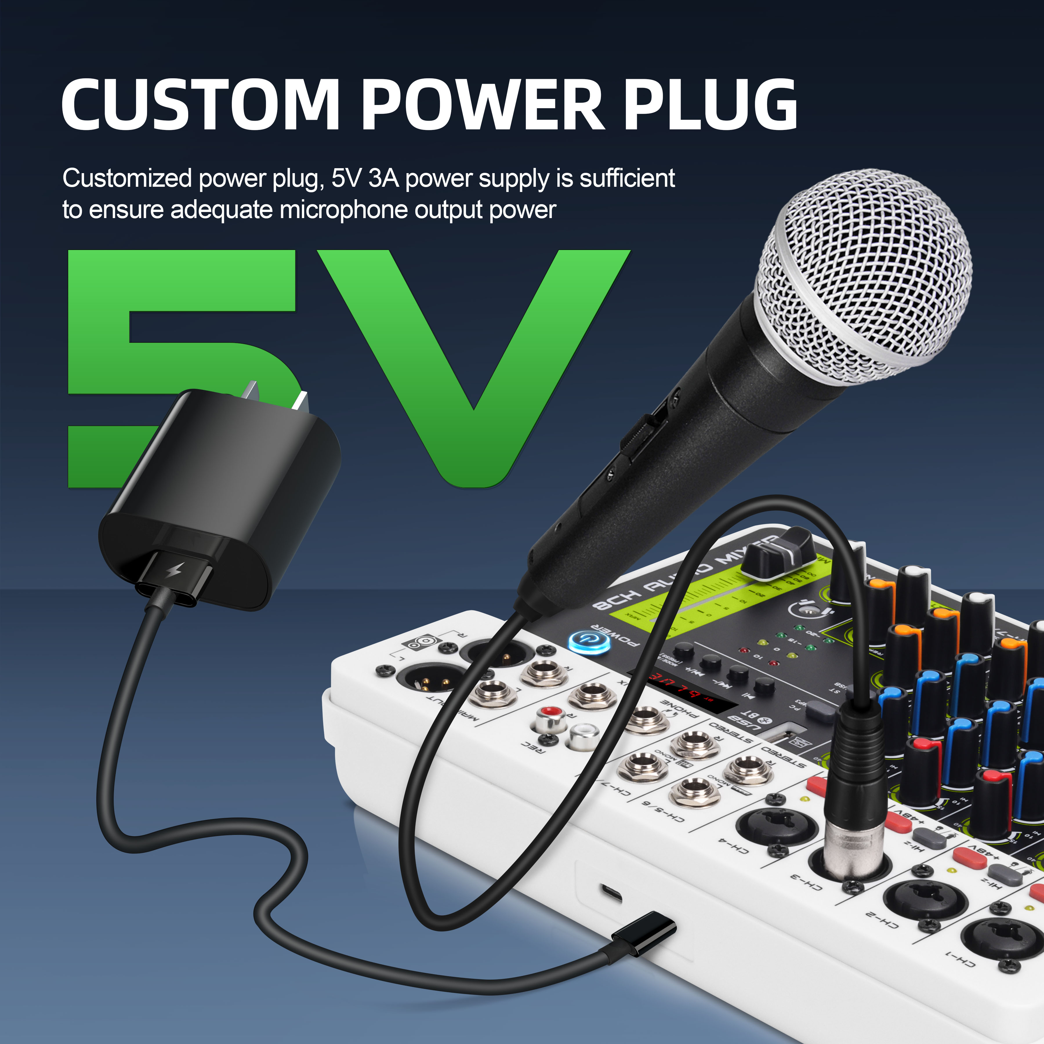 Debra V4/V8 Audio Interface Mi - Audio Mixer 4 Channel review and price