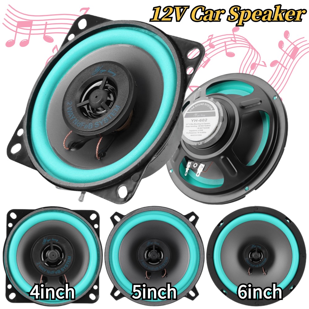4/5/6.5 Inch Car Speakers Coax - Audio Universal Music review and price