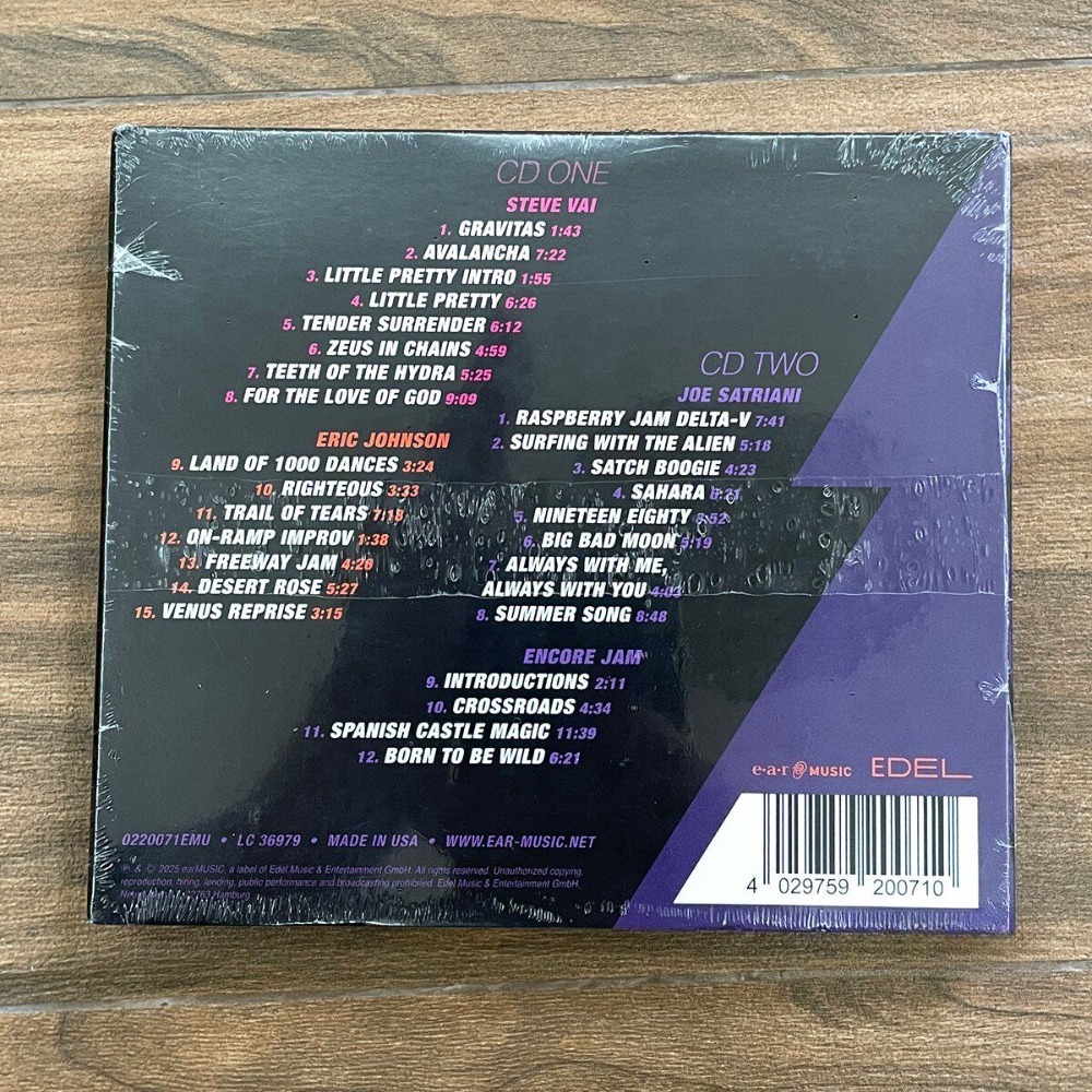 G3 Reunion Live 2025 Guitar Al - Audio Music Cd review and price