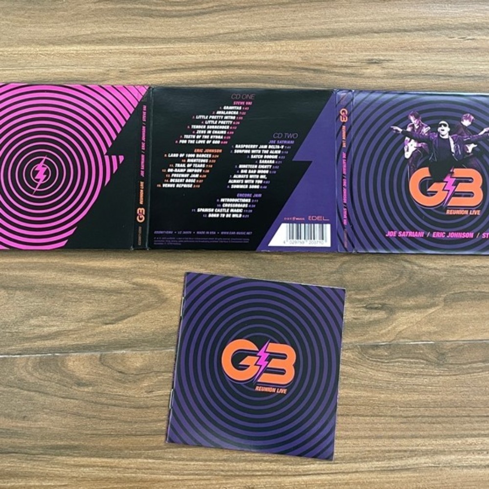 G3 Reunion Live 2025 Guitar Al - Audio Music Cd review and price