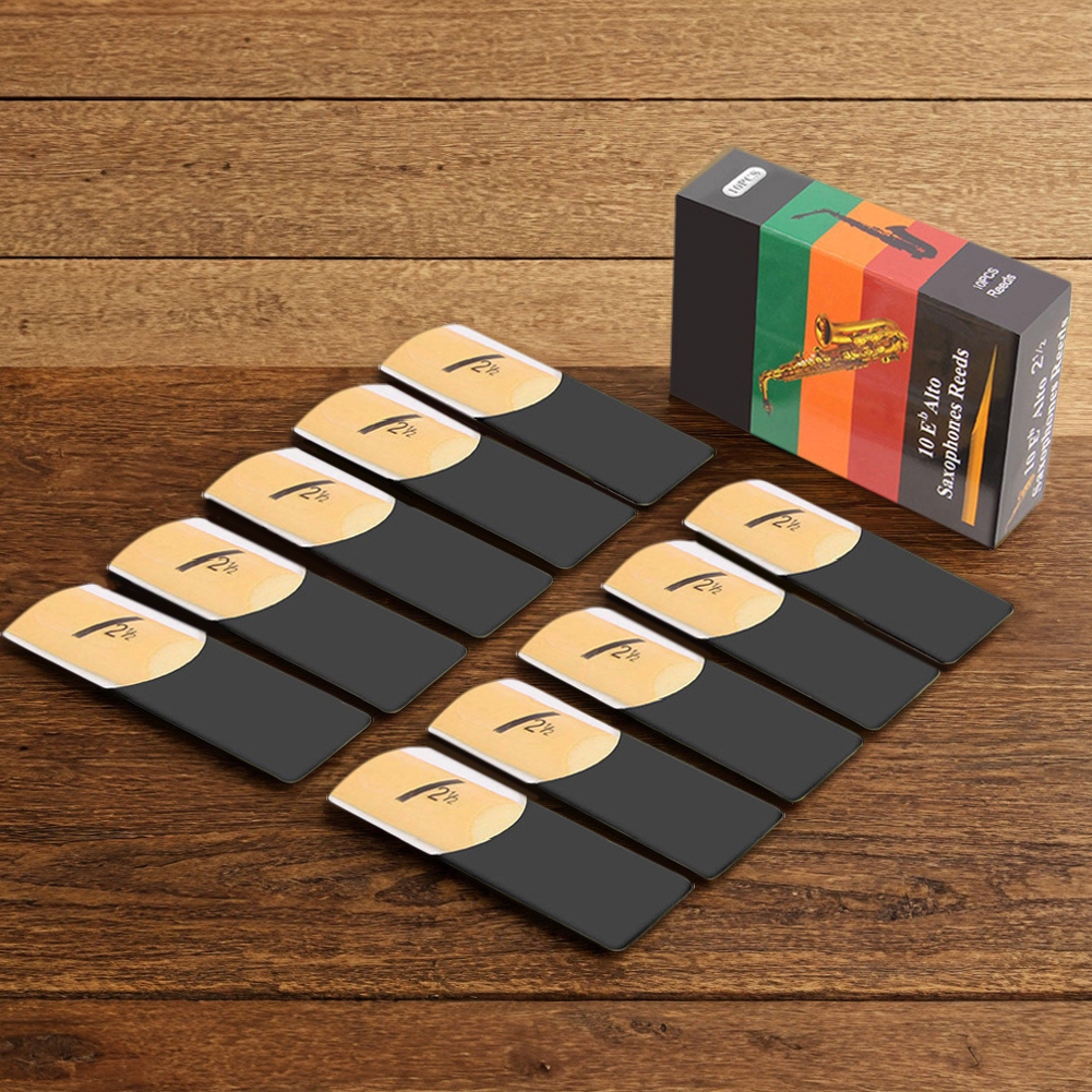 10 Pack Eb Alto Sax Reeds Alto - Saxophone Reed Pack review and price