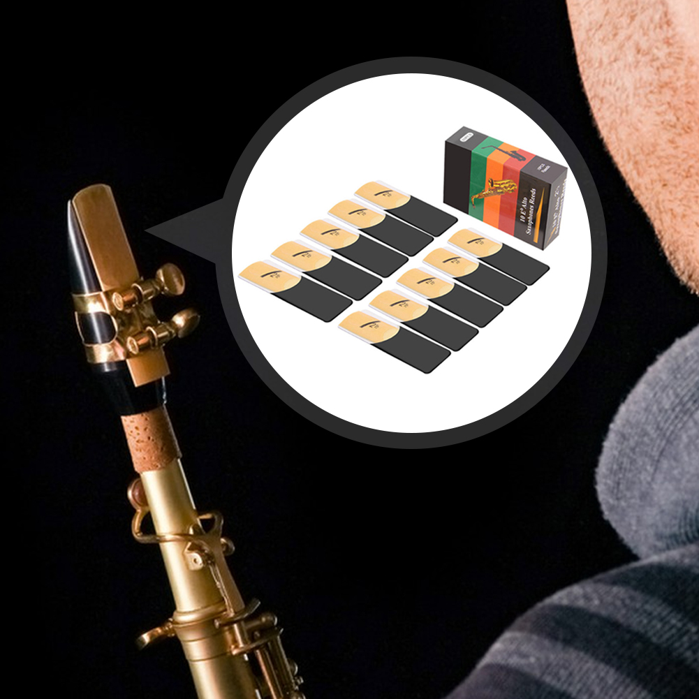 10 Pack Eb Alto Sax Reeds Alto - Saxophone Reed Pack review and price
