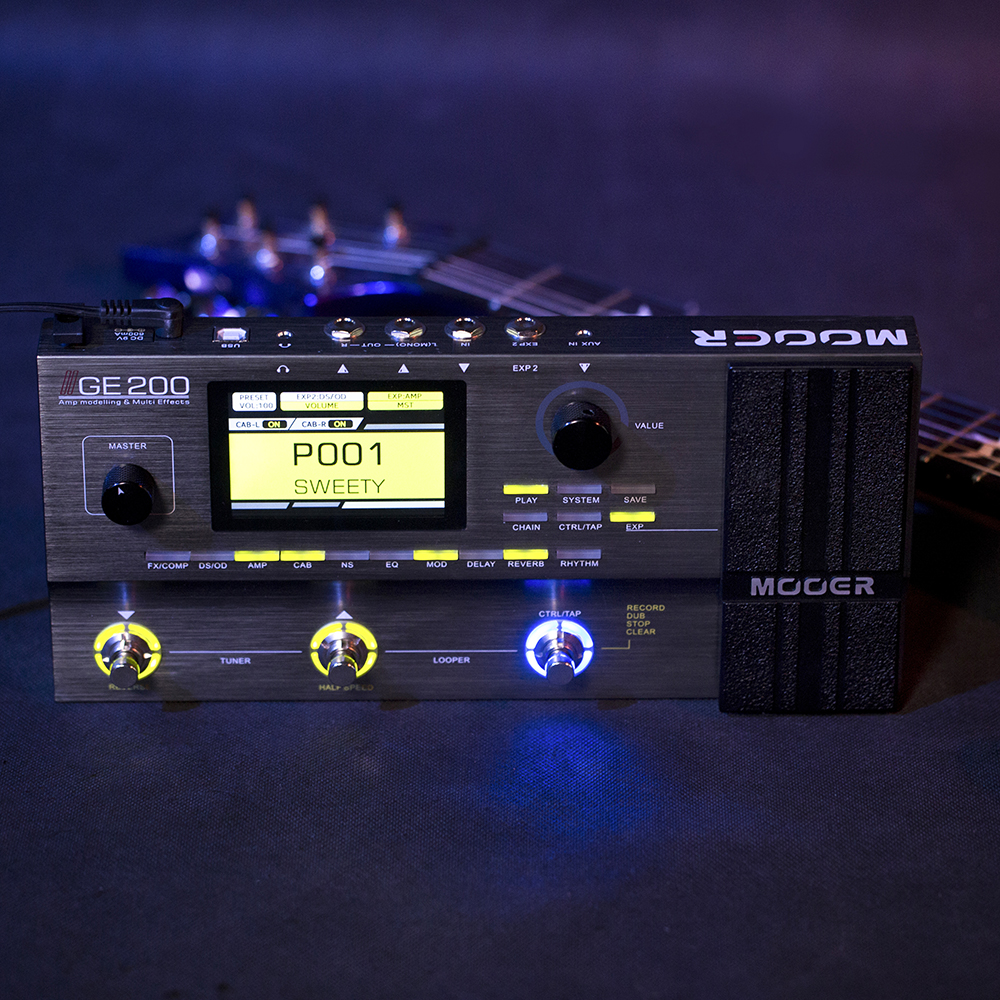 MOOER GE200 Guitar Amp Modelli - Looper Pedal Guitar review and price