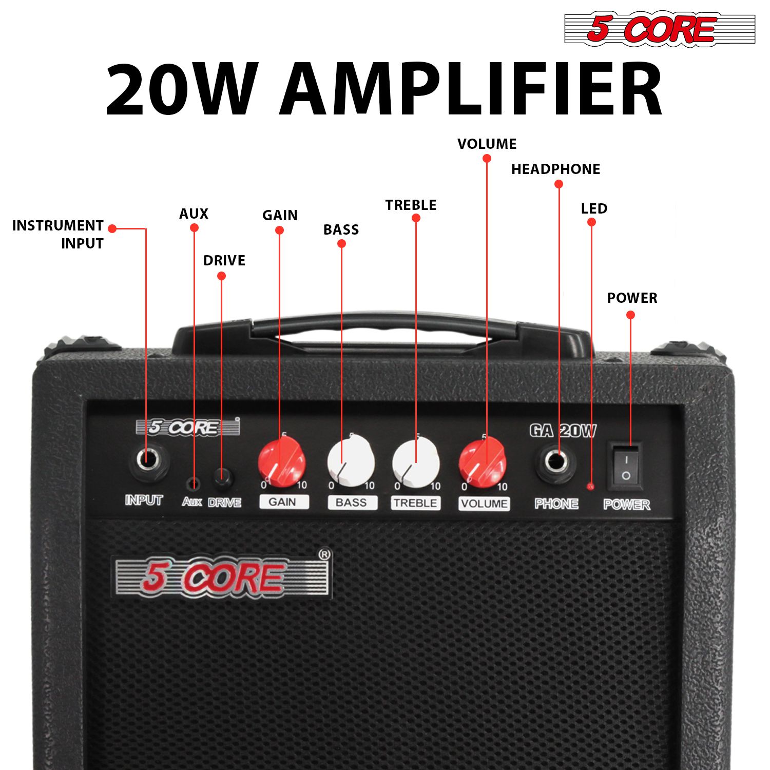 Guitar Amp 20W Electric Portab - Portable Amplifier Mini review and price