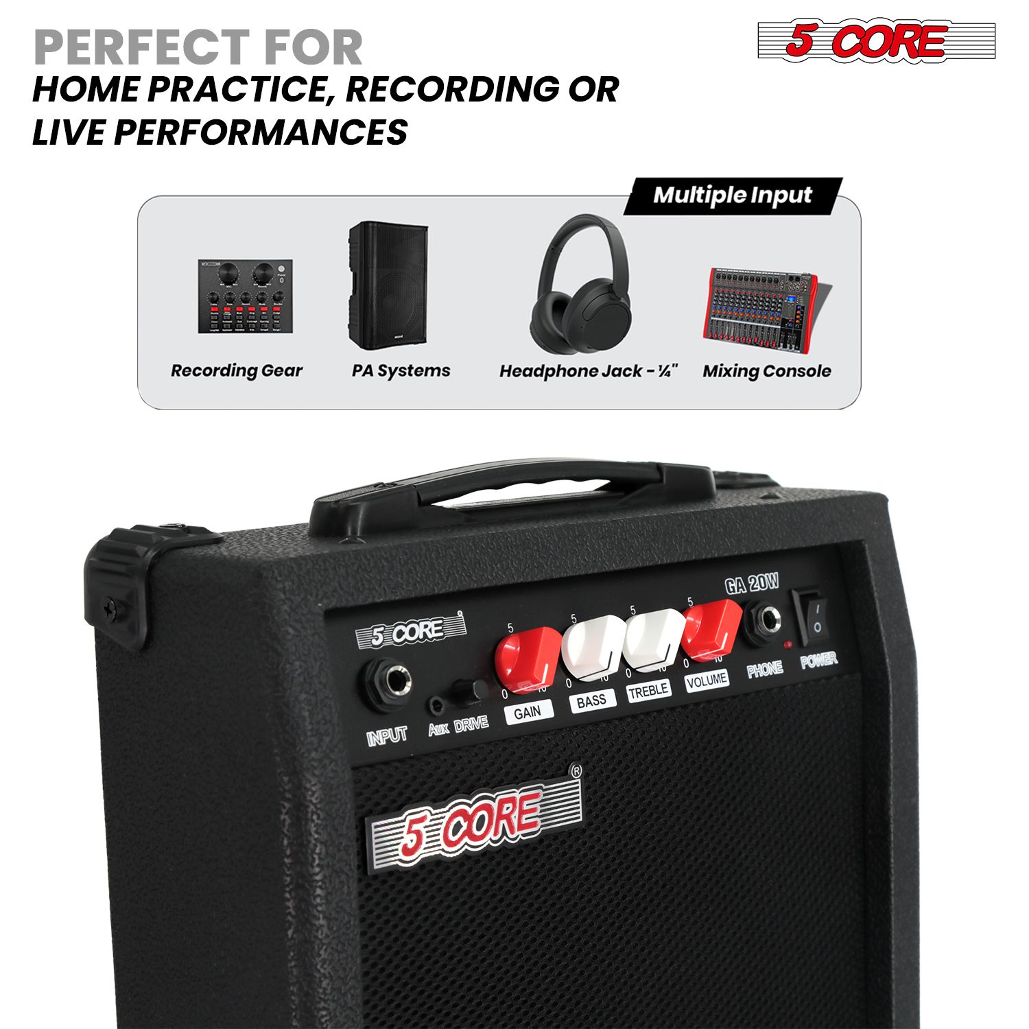 Guitar Amp 20W Electric Portab - Portable Amplifier Mini review and price