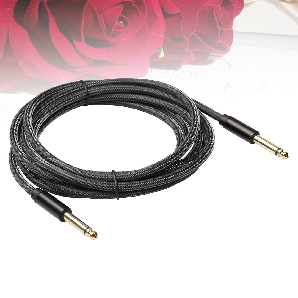 1Pcs 3-Meter 6.35mm Bass Cable - Audio Music Grading review and price