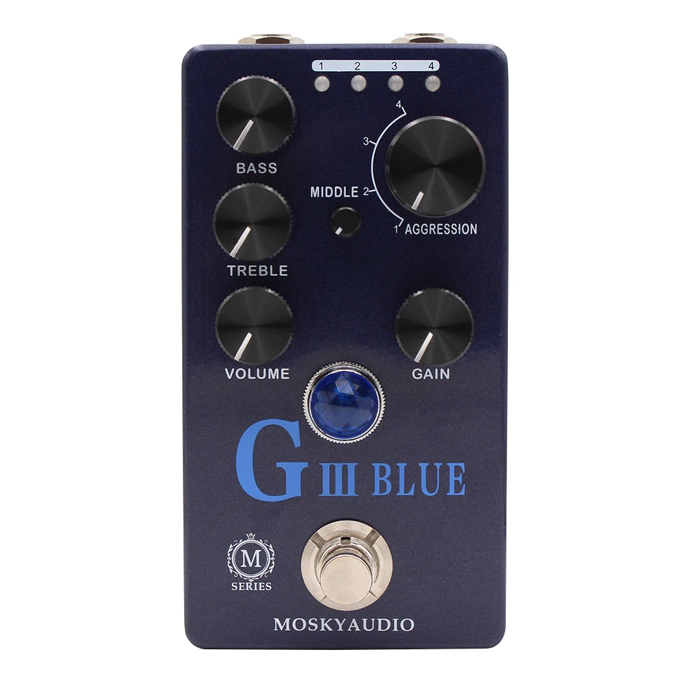 Mosky G III BLUE Overdrive Dis - Looper Pedal Guitar review and price