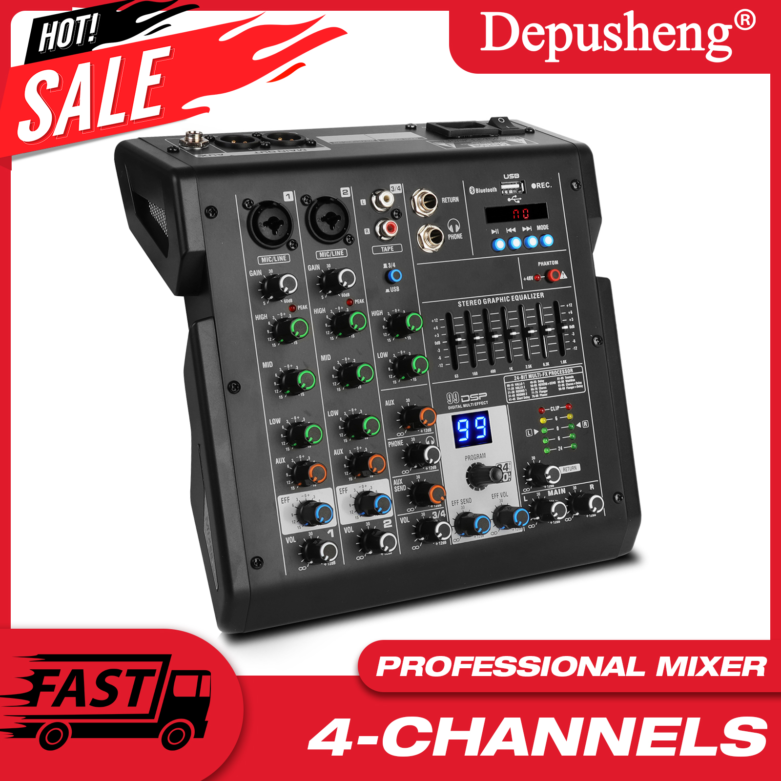 4 Channel Audio Mixer Audio In - Audio Mixer 4 Channel review and price