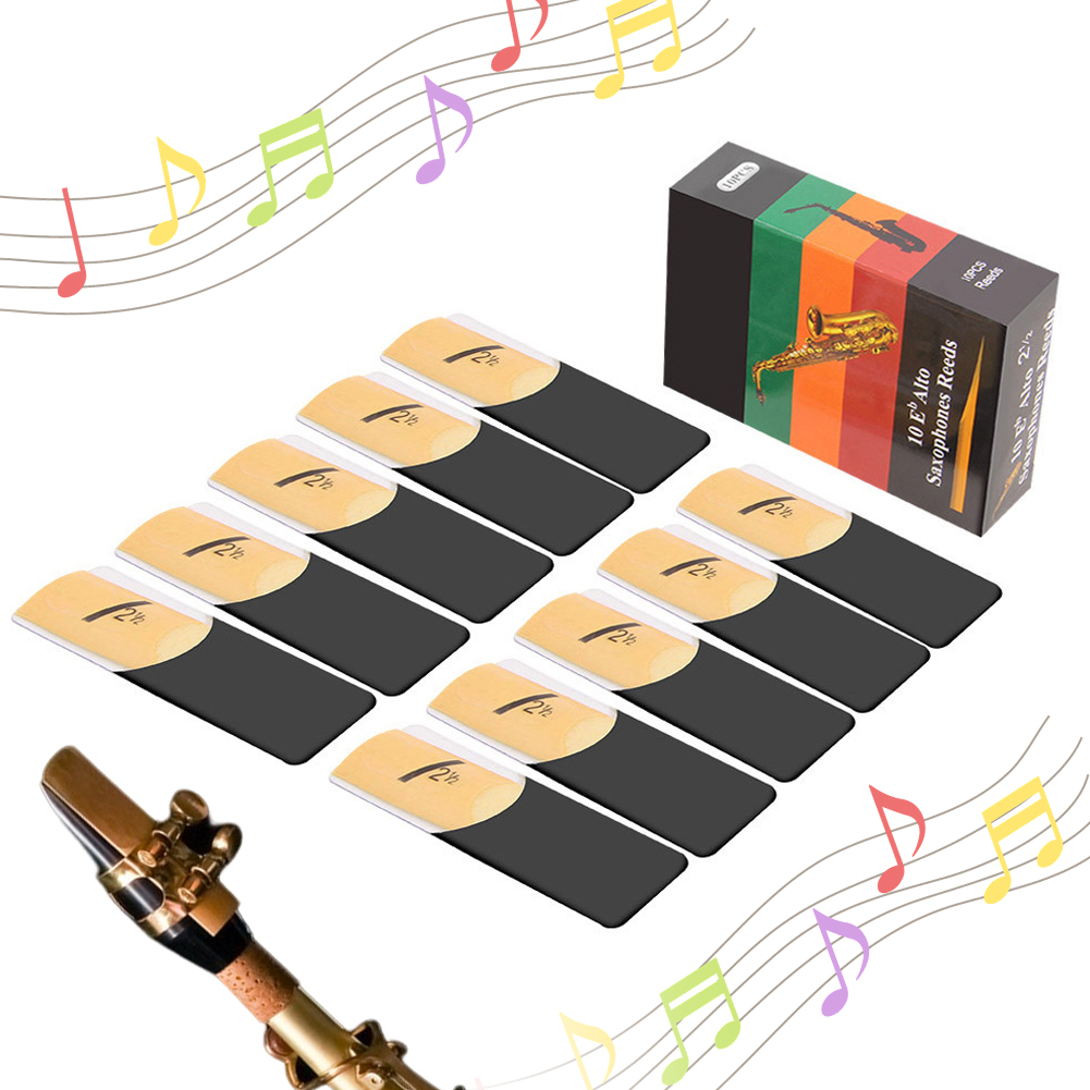 10 Pack Eb Alto Sax Reeds Saxo - Saxophone Reed Pack review and price