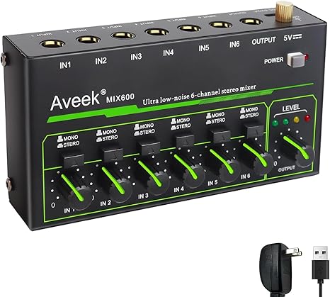 Aveek 6 Channel Mixer - Mini 6 - Audio Mixer 4 Channel review and price