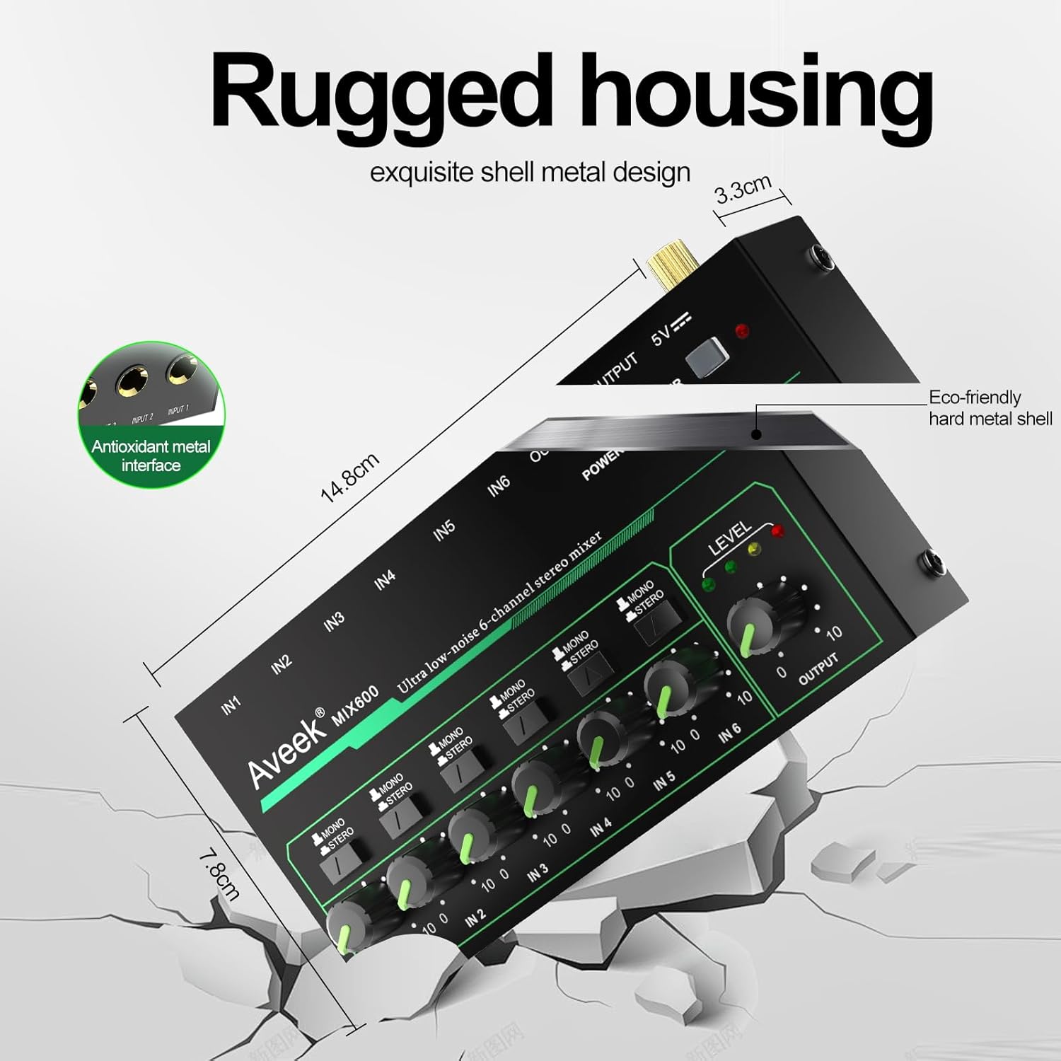 Aveek 6 Channel Mixer - Mini 6 - Audio Mixer 4 Channel review and price
