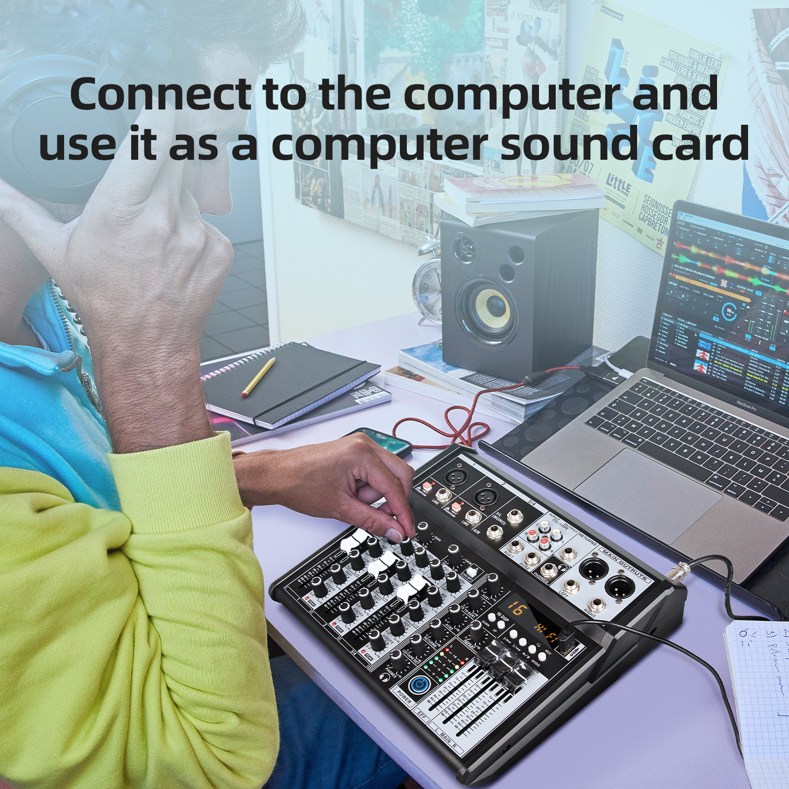 Digital 4-Channel Audio Mixer  - Audio Mixer 4 Channel review and price