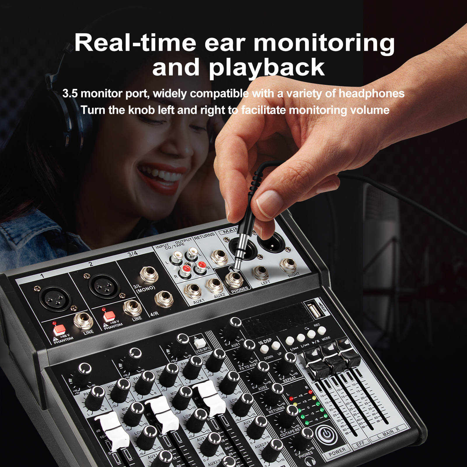 Digital 4-Channel Audio Mixer  - Audio Mixer 4 Channel review and price