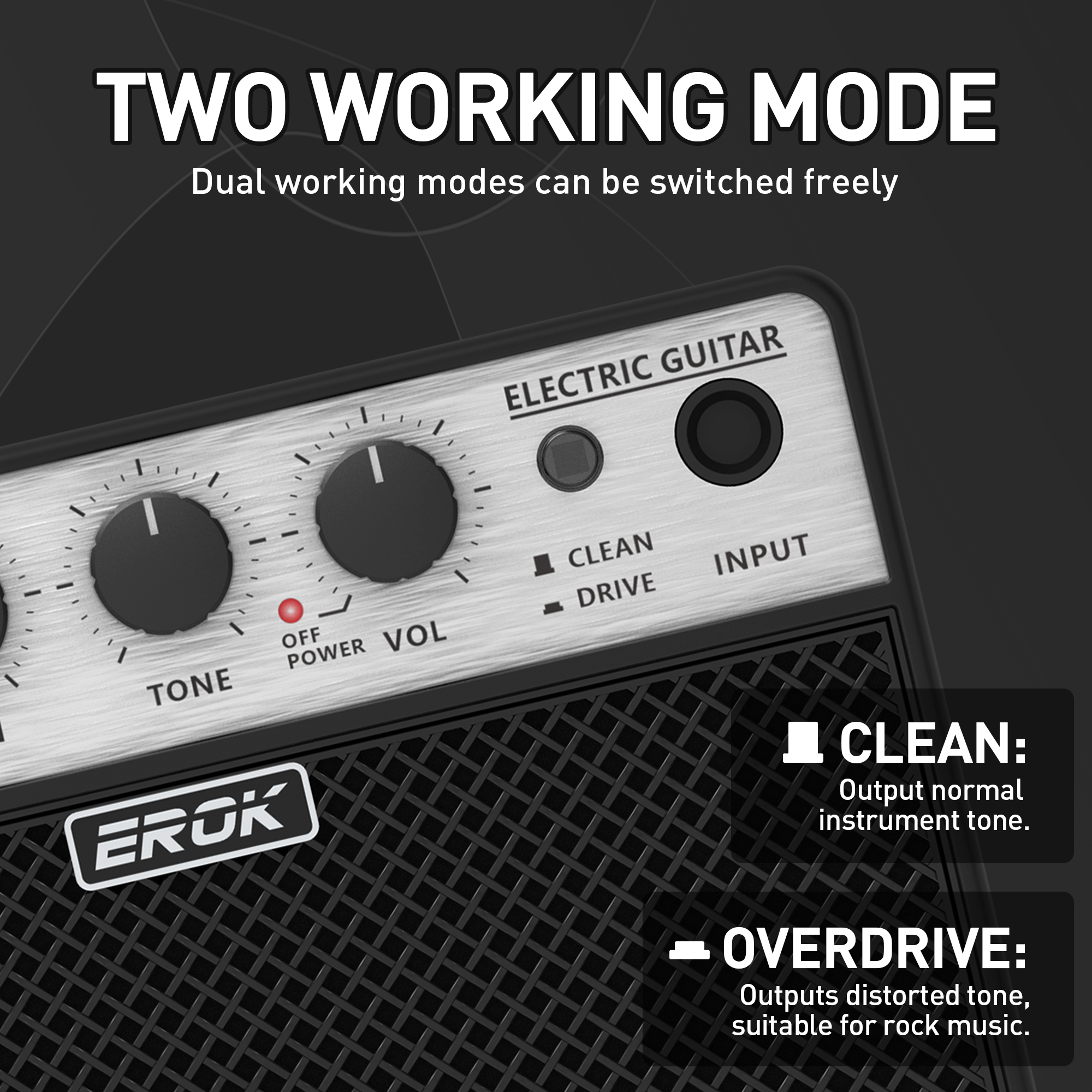EROK Mini Bluetooth Guitar Amp - Portable Amplifier Mini review and price