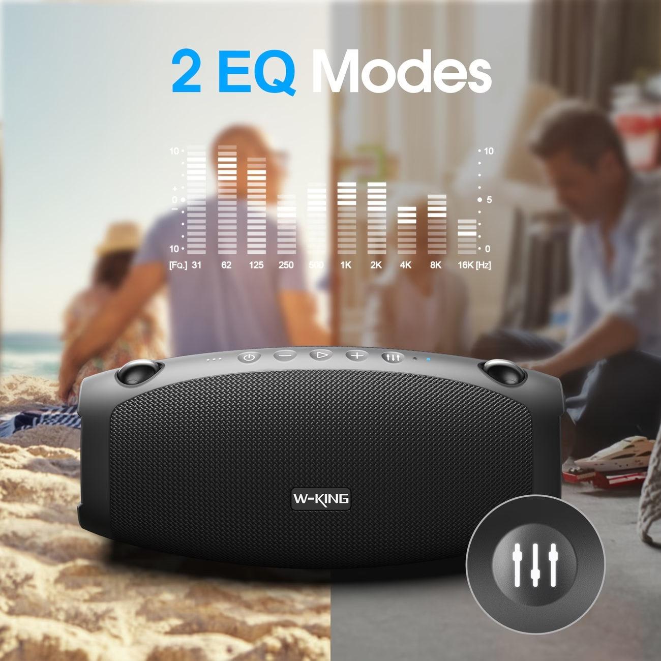 W-KING 120W Max Loud Wireless  - Audio Music King review and price