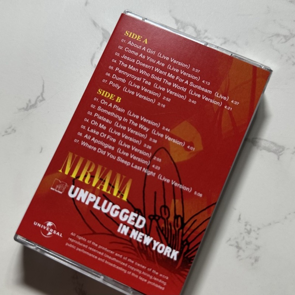 Nirvana Cassette Tape Rock Eng - Audio Music New Song review and price