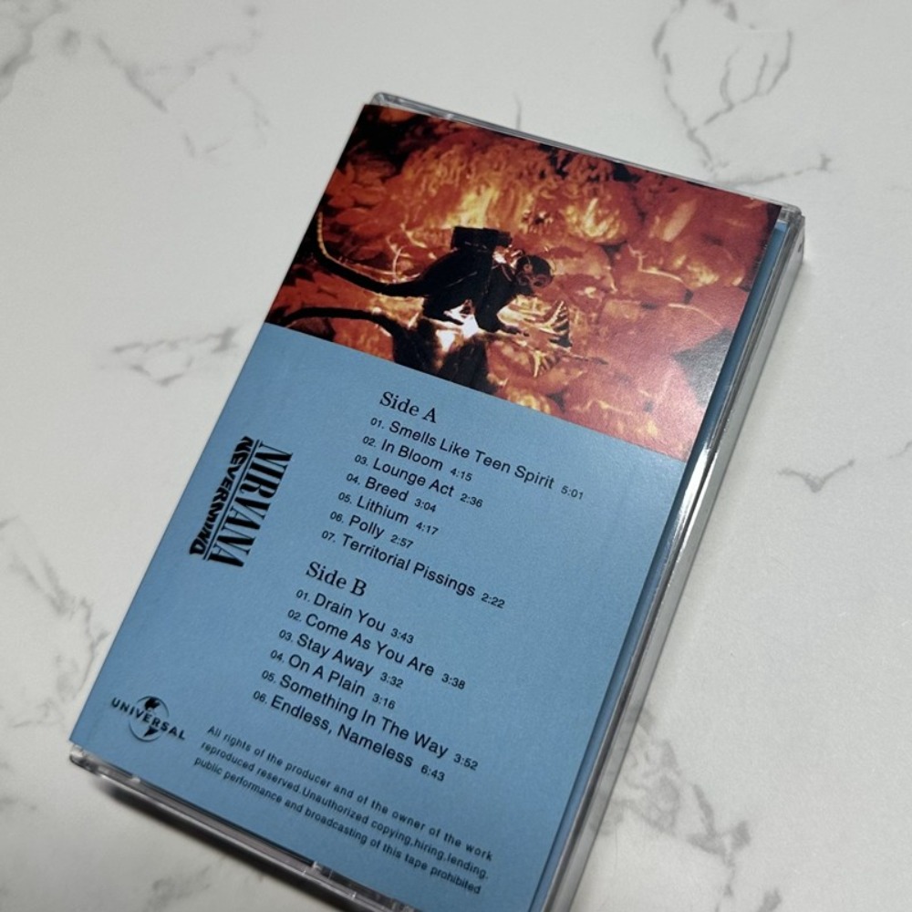 Nirvana Cassette Tape Rock Eng - Audio Music New Song review and price