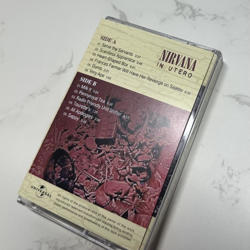 Nirvana Cassette Tape Rock Eng - Audio Music New Song review and price