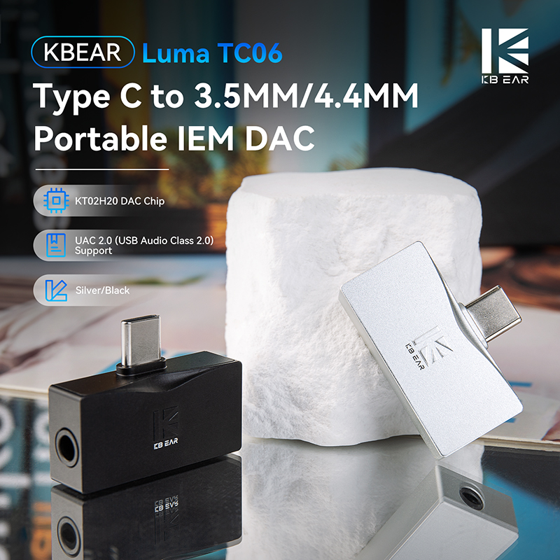 KBEAR Luma TC06 Type C to 3.5M - Portable Amplifier Mini review and price