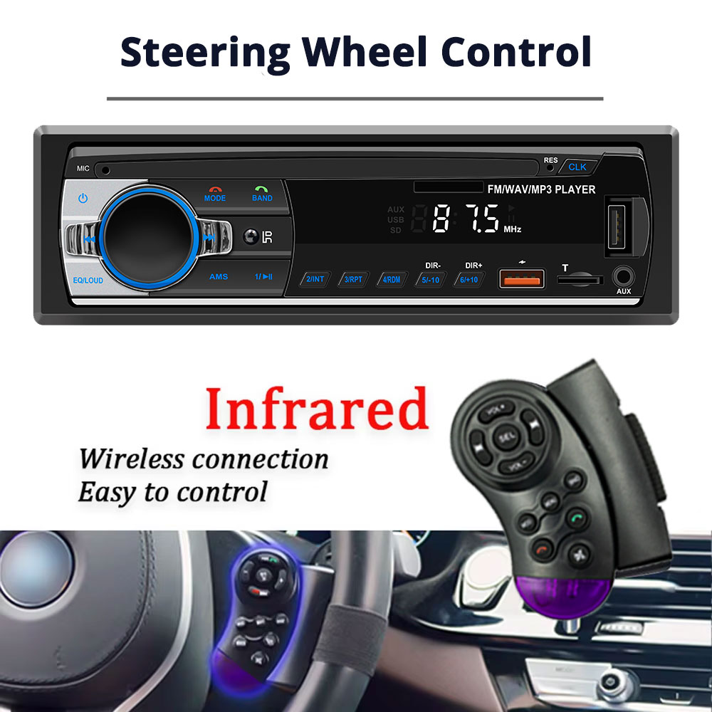 Car Radio 1Din Car MP3 Bluetoo - Audio Universal Music review and price