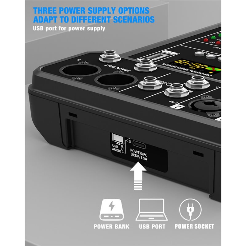 FULL-USB/MP3 Player For Karaok - Audio Mixer 4 Channel review and price