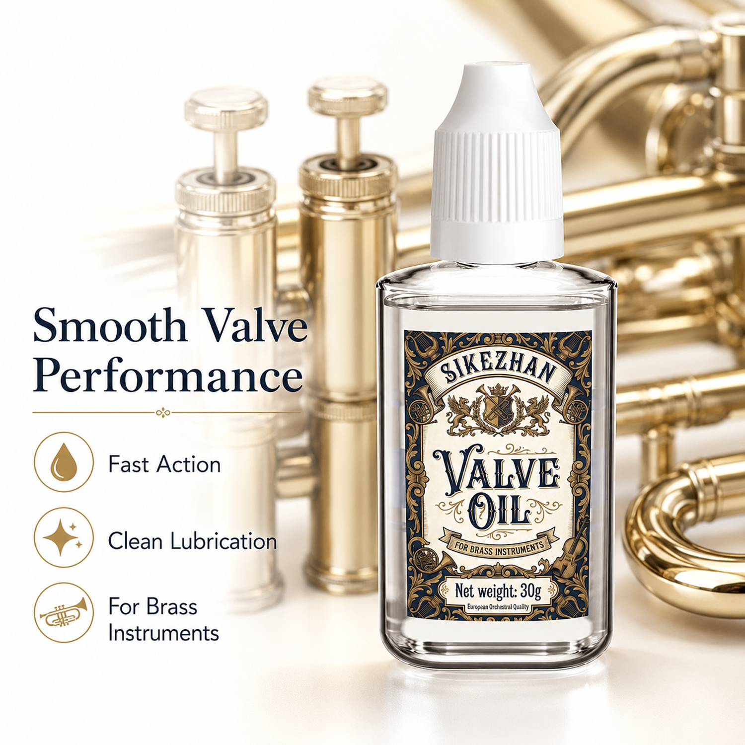 Professional Brass Instrument  - Trumpet Valve Oil review and price