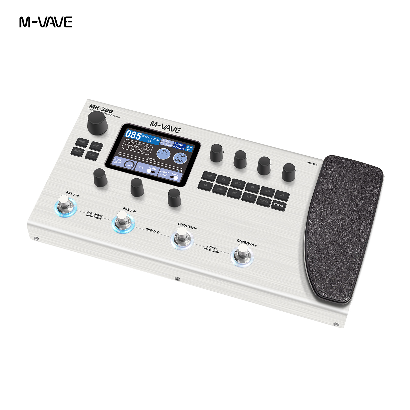 M-VAVE MK-300 Multi-Function G - Looper Pedal Guitar review and price