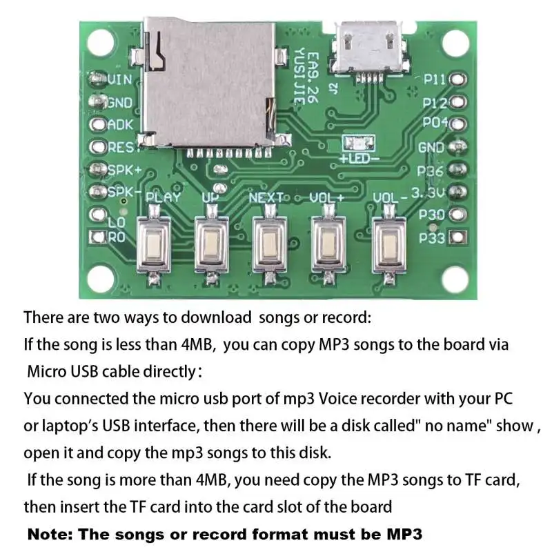 RCmall MP3 Voice Module Kit We - Audio Music Mp3 Download review and price