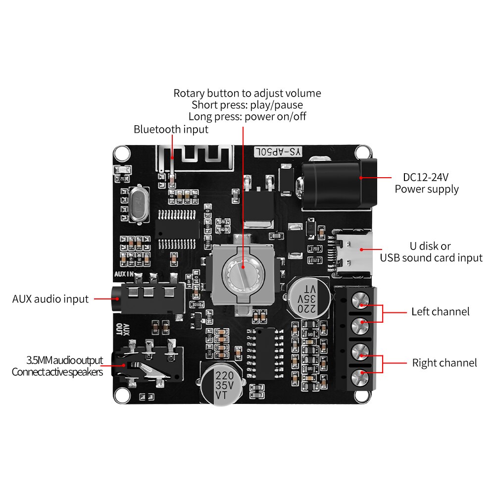 Power Amplifier Board Stereo D - Portable Amplifier Mini review and price